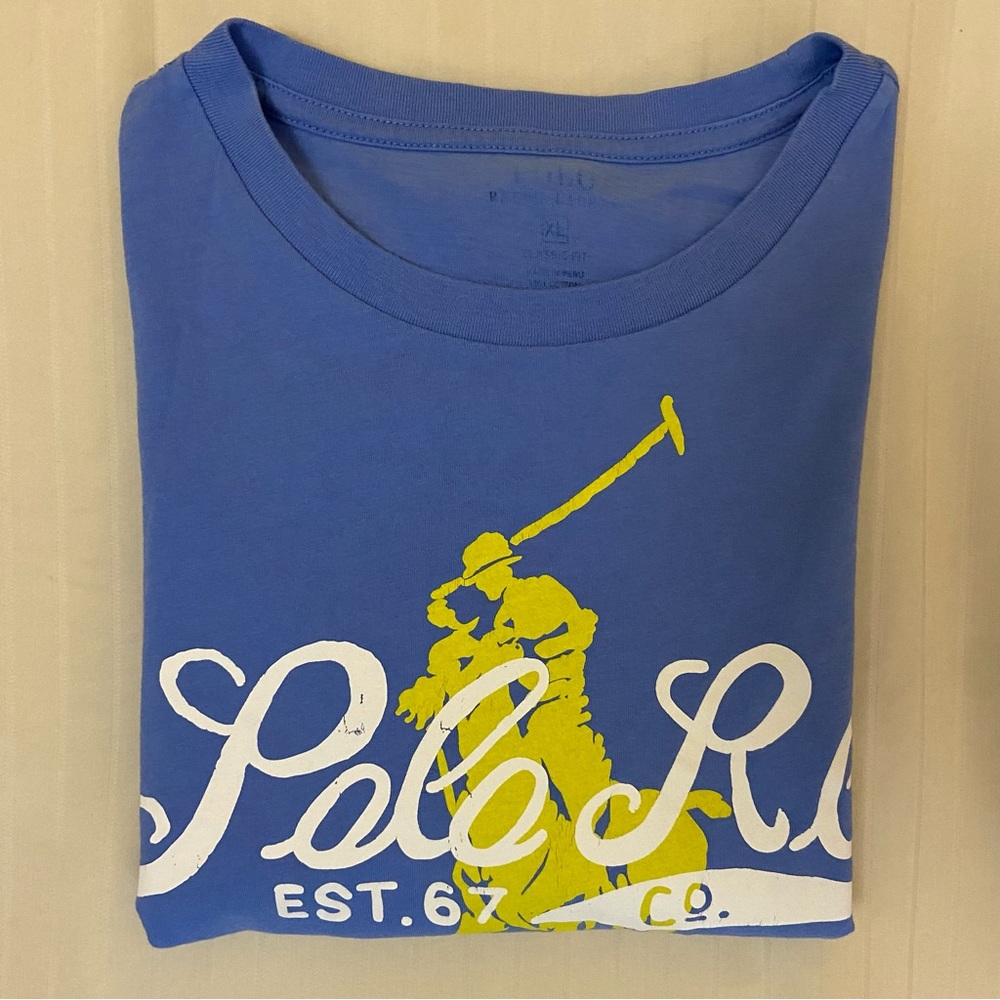 POLO by RALPH LAUREN long-sleeve graphic shirt sz XL - Picture 9 of 11